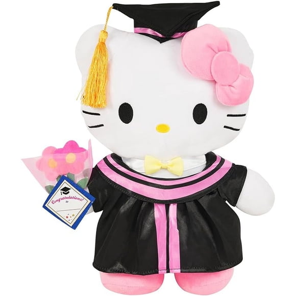 Kuromi Plush Toy Dr. Hello Kitty 20cm, Graduation Gift, Cartoon Plush Doll Plush Gifts Stuffed Doll