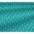 thumbnail image 5 of oneOone Viscose Jersey Fabric Circle|Leaves & Paisley Block Printed Craft Fabric BTY 60 Inch Wide, 5 of 5