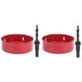 thumbnail image 2 of Bi Metal Hole Saw Cutter Set, M42 HSS, Spring Loaded, 9 Sizes 80 115mm for Wood, Acrylic, Aluminum, Iron Panels, 2 of 7