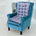 thumbnail image 3 of All-Weather Chair Cushion with Integrated Fixed Strap for Patio Furniture and Indoor Seating, 3 of 4