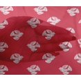 thumbnail image 4 of oneOone Viscose Chiffon Fabric Dot & Bird Block Decor Fabric Printed BTY 42 Inch Wide, 4 of 4