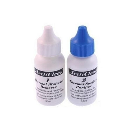 ArctiClean 60ml Kit 1 & 2 Thermal Grease Paste Compound Remover and Purifier