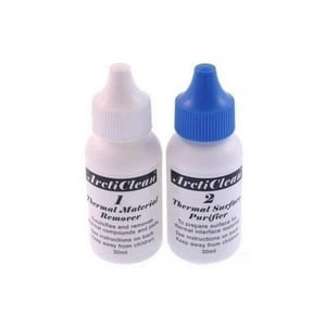 ArctiClean 60ml Kit 1 & 2 Thermal Grease Paste Compound Remover and Purifier
