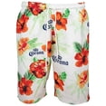 thumbnail image 1 of Corona Extra Floral Beach Board Shorts-XLarge (40-42), 1 of 5