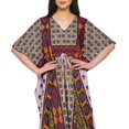 thumbnail image 3 of Moomaya Kaftan de Plage, Paréo de Bikini, Robe Longue Maxi Caftan pour Femmes, 3 of 6