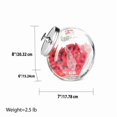 thumbnail image 4 of Large 91 oz. Round Glass Candy Storage Jar with Stainless Steel Top, Clear, 4 of 5