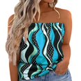thumbnail image 1 of CHUANK Womens Summer Off Shoulder Leopard Print Bandeau Strapless Blouse Tops, 1 of 4