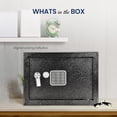 thumbnail image 2 of SereneLife, Safe, Safe Box, Lock Box, Coffre Fort, Safe Box for Home, Cabinet Safe for Office Use, Digital Combination Lock Safe, Money Safe, Great for Storing Cash, Jewelry, Valuables, 2 of 5