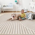 thumbnail image 3 of Boho Area Rug x Machine Washable Rugs for Living Room Non Slip Soft Carpet Geometric Jacquard Textu Carpet for Bedroom Dining Room Nursery Office Living Room Rug -, 3 of 7