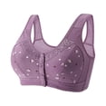 thumbnail image 1 of Timegard Bras for Women Plus Size Front Closure Wirefree Full-Coverage Comfortable Seniors Bralettes, 1 of 7