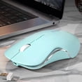 thumbnail image 4 of Computer Mouse Wireless, Mute and Slim Ergonomic Wireless Mouse with Large 1000mAh Rechargeable Battery, 4 of 7