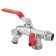thumbnail image 4 of Séparateur de Robinet, 1 Po 2 Sorties Séparateur de Tuyau en Cuivre Fabriqué avec Soin, 4 of 12