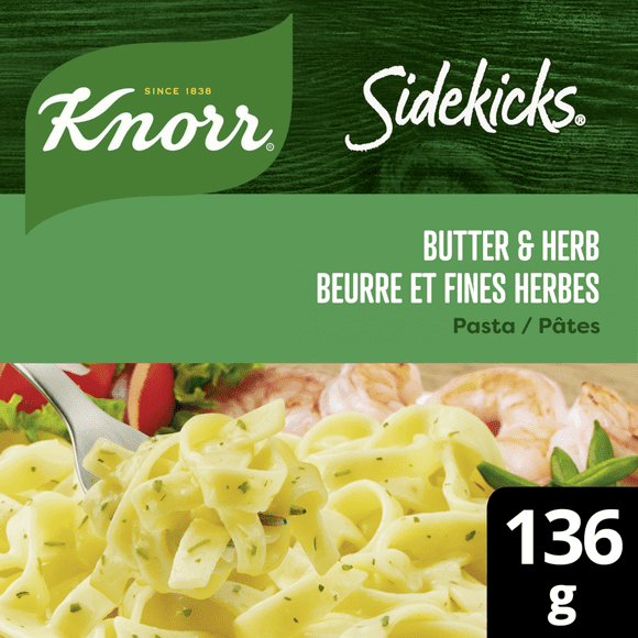 Plat d'Accompagnement de Pâtes Knorr Sidekicks Beurre et Fines Herbes