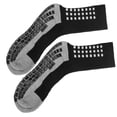 thumbnail image 1 of Rubber Grip Socks, Rubber Soles Porosity Thread Design Polyurethane Fiber Thicken Men's Socks  For Men For Sports Black, 1 of 8