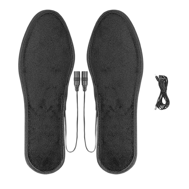 Hearth & Gear USB Heated Insoles Gender Neutral Velvet Inner Heaters Heat The Soles Of Shoes Suitable For Cold Weather under Desk Elliptical Pedal Exercises Bands for Men Exercise Bands Resistance