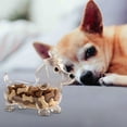 thumbnail image 3 of Handmade Glass Dog Jar Airtight Pet Food Storage Container with Lid for Kitchen Pantry Organization and, 3 of 3