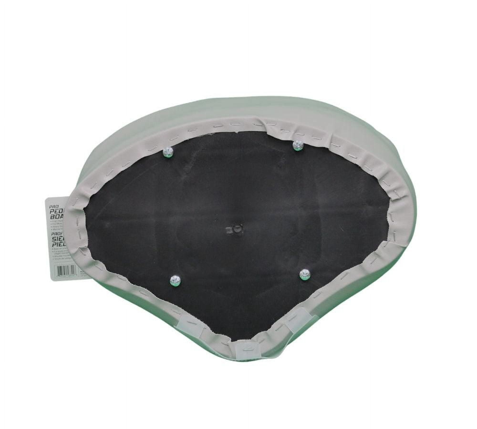 Blue Dog Marine Pro Siège moulé sur pied (gris), siège moulé 38,1 cm (L) x 30,5 cm (P) x 15,2 cm (H), siège de pont moulé standard à 4 boulons