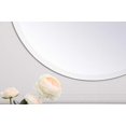 thumbnail image 3 of Elegant Decor MR401924 Miroir Rond en Gracie de 24 Po, Clair, 3 of 4