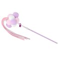 thumbnail image 2 of Cat Bell Stick, Pet Funny Toy Cat Wand Cat Playing Stick Cat Interactive Toy With Colorful Sequins For Pet Cat Purple, 2 of 8