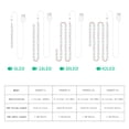 thumbnail image 2 of Makeup Mirror Lights 42LEDs Dimmable Touch Control Vanity Mirror Lights Bathroom Mirror with USB Cable Strip Lights Dressing Mirror, 2 of 7