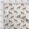 thumbnail image 2 of oneOone Cotton Flex White Fabric Animal Craft Projects Decor Fabric Printed By The Yard 40 Inch Wide, 2 of 4
