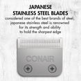 thumbnail image 3 of Conair Barber Shop Pro Series Magnetic Motor Hair Clipper, Japanese Steel Blades & Guide Combs, Black, 16 Pc, Gift for Him, 3 of 12