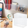 thumbnail image 1 of LSLJS 2 Pcs Boîte de Rangement Murale Non Perforée pour Comptoir, Porte Latérale de Réfrigérateur Transparente, Papeterie, Cosmétiques, Tri et Organisation de Petits Objets, Organisateur de Maquillage, 1 of 9