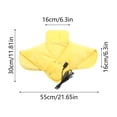 thumbnail image 2 of Hearth & Gear Neck And Shoulder Heating Pad Fast Heating Portable Pad Adjustable USB Heating Pad Soft Gray Heating Pad For Home Travel Use Monkey Foot Weight Couch Bike Pedal Hand Heating Pads Travel, 2 of 4