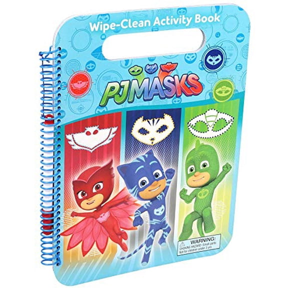 PJ Masks Wipe-Clean Activity Book