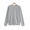 thumbnail image 4 of zanvin T-shirt Ample pour Femme Blouse à Manches Longues Col Rond Hauts Décontractés Chandail, 4 of 4