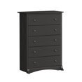thumbnail image 1 of Commode Sonoma de Prepac à cinq tiroirs en noir vieilli, 1 of 9