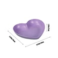 thumbnail image 3 of Dvkptbk Plastic Plates Heart Plates W 5.91Inch X L 5.51Inch Impregnable Dinner Plates Dishwasher Microwave Safe Plastic Plates Reusable Lightweight Plates for Kitchen or Camping, 3 of 6
