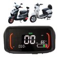 thumbnail image 4 of 48V 60V 72V Ebike LCD Display Meter Control Panel 199KM/h Speedmeter Screen Electric Bicycle Scooter Motor Dashboard Accessories display+NGT bracket+NGTwindshield, 4 of 9