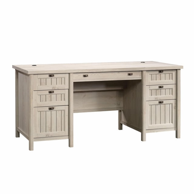 Sauder La Collection Costa Bureau Ministre, Finition Chalked Chestnut, 419954