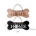 thumbnail image 2 of Mdf Bone Shaped Plaque Welcome To Our Home  - Set of 2, 2 of 4