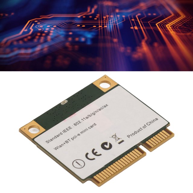 Mini Adaptateur WiFi PCIE, Stabilité du Signal AX1800H WiFi 6 Cartes PCB 2.4GHz 5GHz 5.2 pour Ordinateur Portable pour Linux