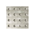 thumbnail image 1 of Fasade Dome Crosshatch Silver Wall Panel Sample 12" x 12", 1 of 1