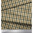 thumbnail image 3 of Soimoi polyester Crepe Fabric Gingham Check Printed Fabric 1 Yard 52 Inch Wide, 3 of 3