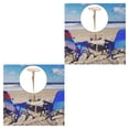 thumbnail image 4 of Maytalsory Support de Verre à Vin Pratique pour Plage et Camping, Support d'Assiette de Service, Table à Vin d'Extérieur Style A, Ensemble de 2, 4 of 6
