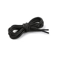 thumbnail image 2 of INSPIRE CHIC Unisex Round Rope Dual Colored Striped 1/5 Thick Boot Shoelace 120cm / 47.24" Dark Gray Black, 2 of 4