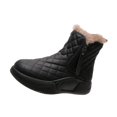 thumbnail image 1 of Bottes d'Hiver Doublées Chaudes Bottillons Courts Bottes Mode pour Femmes Mode pour Randonnée Randonneur Hiver 40 Noir, 1 of 9