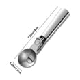 thumbnail image 3 of Cagogo under $5 Ice Cream Scoop, Spring-Loaded Ice Cream Scoop, One-Click Release Ice Cream Spade, Heavy Duty Stainless Steel Scooper, Anti-Freeze Gelato Tool for Hard Ice Cream, 3 of 8