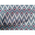 thumbnail image 4 of oneOone Tissu Popeline de Coton Chevron Ikat Imprimé au Mètre 42 Pouces de Large, 4 of 4