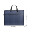 thumbnail image 3 of Meitianfacai Sac Porte-Documents en Toile Oxford Portable à Grande Capacité Sac de Documents Sac de Documents Réunion d'Affaires Formation Réunion Fête des Pères, 3 of 8