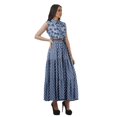 thumbnail image 2 of Moomaya Robe d'Été Sans Manches Chemise à Boutons Tenues Décontractées Femmes Grande Taille, 2 of 4