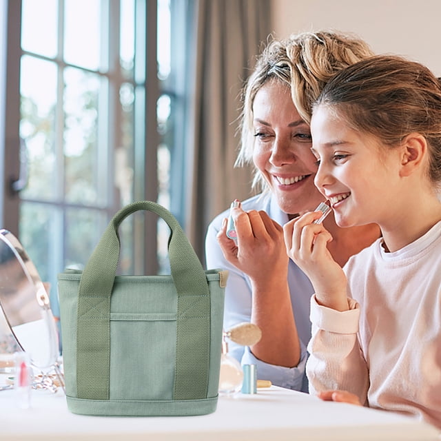 Cameland Sac en Toile Mode Sac Fourre-Tout Sac de Rangement Sac à Main à Multiples Poches Sac à Poignée Grande Capacité Sac à Main à Multiples Poches