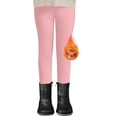 thumbnail image 2 of MIASHUI Girls Winter Warm Lined Leggings Embroidered Rabbit Bottoms Soft Stretchy Pants,Pink,5-6 Years, 2 of 7