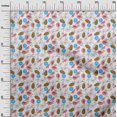 thumbnail image 3 of oneOone Velvet White Fabric Pear Craft Projects Decor Fabric Printed By The Yard 58 Inch Wide, 3 of 4