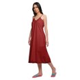 thumbnail image 3 of Moomaya Nuisette Unie à Bretelles Spaghetti pour Femmes Longueur Genou Robe de Nuit, 3 of 6