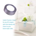 thumbnail image 2 of fastboy Gift Wrap Ribbon Wedding Clothes Making Supply Multi-color DIY Craft Accessories Festival Fabric Polyester Ribbons Box Ornaments Gray 59, 2 of 6